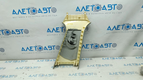 Upper center pillar trim left belt Audi A6 C7 12-18 without air duct, gray, for dry cleaning