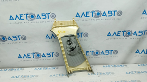 Center pillar trim upper belt right Audi A6 C7 12-18 without air duct, gray, for dry cleaning