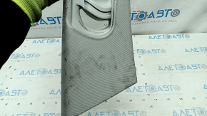 Center pillar trim upper belt right Audi A6 C7 12-18 without air duct, gray, for dry cleaning
