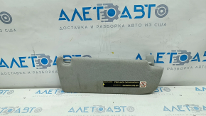Left visor Audi A6 C7 12-16 gray, without hook, for dry cleaning, stickers are worn