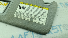 Left visor Audi A6 C7 12-16 gray, without hook, for dry cleaning, stickers are worn