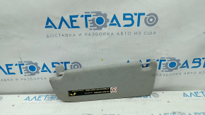 Right visor Audi A6 C7 12-16 gray, without hook, dry-cleanable