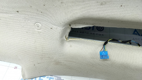 Mercedes W167 GLE 350 450 22-23 roof lining for sunroof, beige, dented, torn, dry-cleaned, dents, cracks