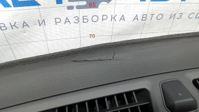 Dashboard front panel without AIRBAG Hyundai Sonata 15-17 black, tear, scratch