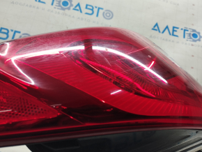 Light outer wing left Hyundai Sonata 15-17 lamp, scratches
