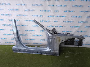 Front right quarter BMW 3 F30 12-15 blue, with central pillar