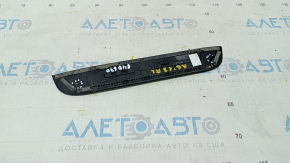 Door sill trim outer rear left Audi A6 C7 12-18 black, with chrome, broken guides