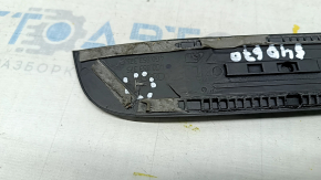 Door sill trim outer rear left Audi A6 C7 12-18 black, with chrome, broken guides