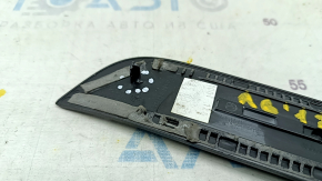 Door sill trim outer rear left Audi A6 C7 12-18 black, with chrome, broken guides