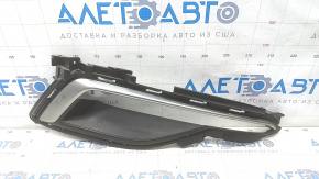Right fog light frame Hyundai Sonata 15-17 SE under DRL, chrome, sand