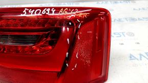 Outer wing lamp right Audi A6 C7 12-15 prerest, scratches
