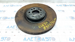 Front left brake disc Mercedes W167 GLE 450 20-23 AWD 375/36mm
