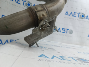 Exhaust line middle part with rear barrel Mercedes W167 GLE 450 20-23 3.0h AWD with damper, dented