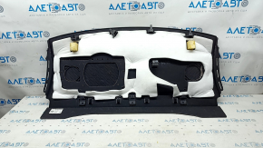 Rear shelf Audi A6 C7 12-15 pre-rest without curtain, black, broken fastener