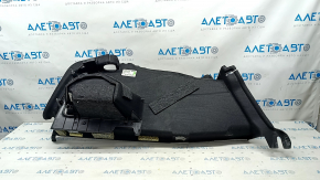 Right arch trim Audi A6 C7 12-15 pre-restoration, black, chemically treated, broken fasteners
