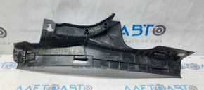 Door sill trim rear left inner Nissan Altima 13-18 black, minor scratches