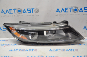 Headlight front right bare Kia Optima 14-15 rest halogen, sand
