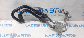 Gearbox cooling pipes complete VW Tiguan 09-17 with valve, emulsion
