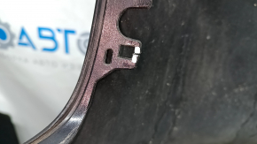 Bare rear bumper Audi A6 C7 12-15 pre-rest, for parking sensors, black, pressed, broken fastener