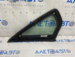 Window blind glass rear right VW Passat b7 12-15 USA mat peeling off molding, dents on molding, scratches on glass