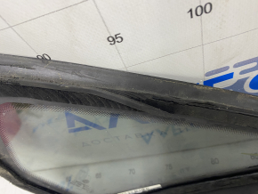 Window blind glass rear left VW Passat b7 12-15 USA mat peeling off molding, tear of seal