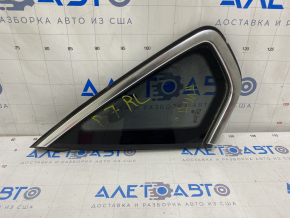 Window blind glass rear left VW Passat b7 12-15 USA chrome, scratches on chrome
