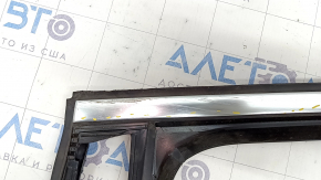 Upper rear left door molding Mercedes W167 GLE 350 450 20-23 chrome with glass seal, scratches