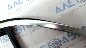 Upper rear left door molding Mercedes W167 GLE 350 450 20-23 chrome with glass seal, scratches