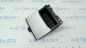 Box pocket center console Audi A6 C7 12-18 gray overlay, scratches