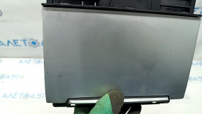 Box pocket center console Audi A6 C7 12-18 gray overlay, scratches
