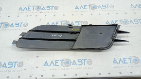 Front bumper grille left Audi A6 C7 12-15 complete, structure, peeling paint