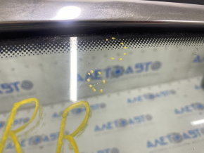 Window blind glass rear right VW Passat b8 16-19 USA chrome, scratches on chrome, scratch on glass