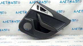 Door trim card rear right Audi A6 C7 12-18 leather, BOSE, broken crepe