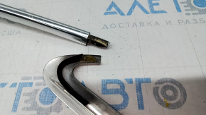Roof molding left Audi A6 C7 12-18 chrome, broken