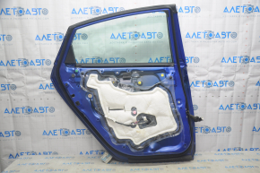 Door assembly rear left Honda Insight 19-22 blue B-593M dents