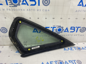 Window blind glass rear left VW Passat b8 16-19 USA chrome, scratches on chrome, scratch on glass