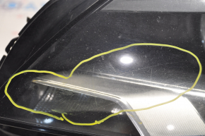 Headlight front left VW Passat b7 12-15 USA naked, halogen, sand, scratches, dust inside