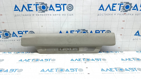 Front right door sill trim Lexus RX350 RX450h 10-12 gray, with chrome trim, worn, bumps on chrome