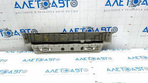 Front right door sill trim Lexus RX350 RX450h 10-12 gray, with chrome trim, worn, bumps on chrome