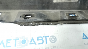 Right threshold Audi A6 C7 12-15 pre-rest, black, sawed