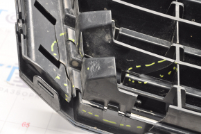 Radiator grill with badge VW Passat b7 12-15 USA cracks, sand, swollen chrome