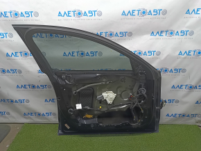 Door assembly front left Audi A6 C7 12-18 keyless, black LZ9Y, butts, handle plug missing