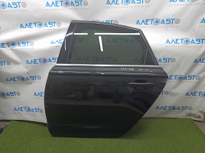 Door assembly rear left Audi A6 C7 12-18 keyless, black LZ9Y, butt