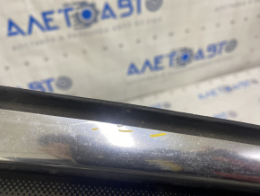 Window blind glass rear right VW Passat b7 12-15 USA chrome, scratches on chrome, scratches on glass