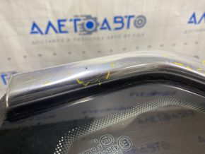 Window blind glass rear right VW Passat b7 12-15 USA chrome, scratches on chrome, scratches on glass