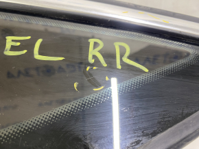 Window blind glass rear right VW Passat b7 12-15 USA chrome, scratches on chrome, scratches on glass