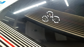 Bare hood Audi A6 C7 12-18 aluminum, black LZ9Y, painted, 0.2, bumps, dented