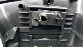 Center pillar trim upper belt left Jeep Renegade 15- black, scratches, missing fastening fragment