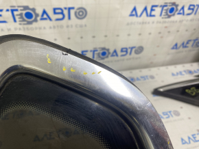 Window blind glass rear left VW Passat b7 12-15 USA chrome, scratches on chrome, scratches on glass