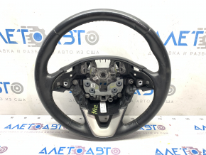 Steering wheel bare Lincoln MKC 15- leather black, dents on leather